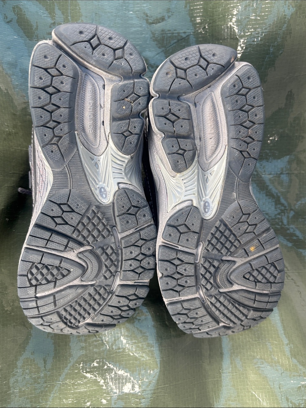 New Balance Kids Navy and Gray Athletic Sneakers